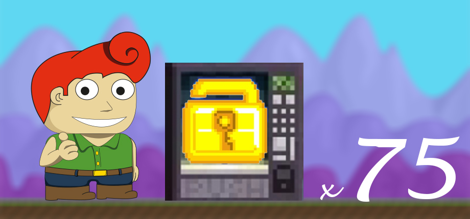 Growtopia 75 World Lock