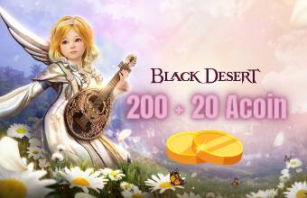 Black Desert 200 + 20 Acoin