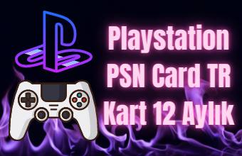 Playstation PSN Card TR Kart 12 Aylık