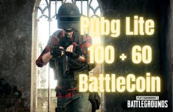 Pubg Lite 100 + 60 Battle Coin