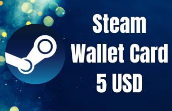 Steam Wallet Card 5 USD