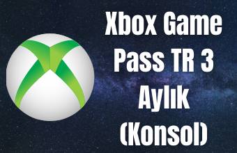 Xbox Game Pass TR 3 Aylık (Konsol)