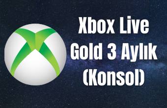 Xbox Live Gold 3 Aylık (Konsol)